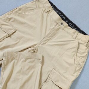 Alaskan Hardgear Cargo Pants Khaki Standard Fit Mens 38x32 Duluth Trading Co